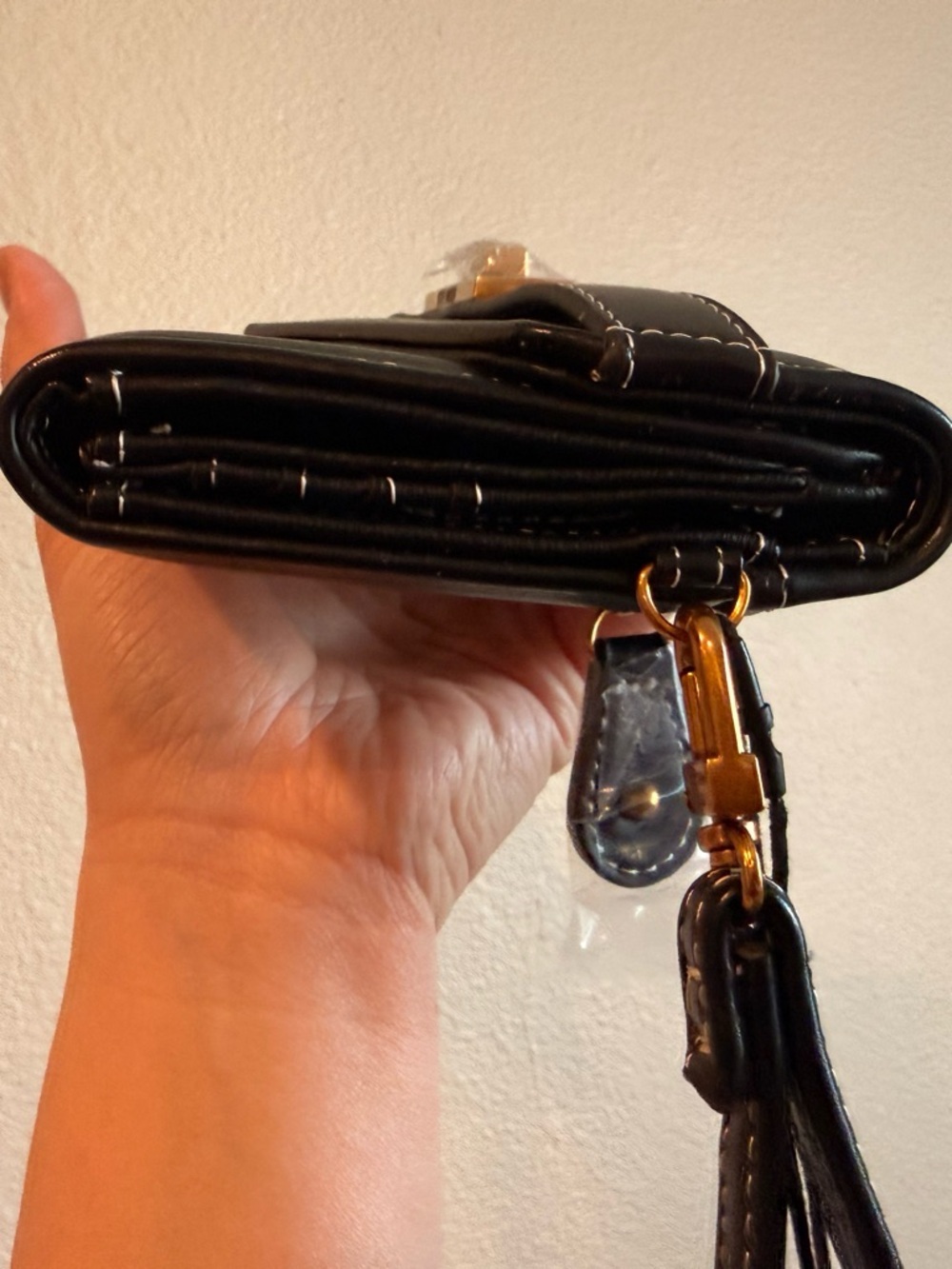 Steve Madden Black and Cream Women's Long Wallet- Designer Style - Picture 3 of 9
